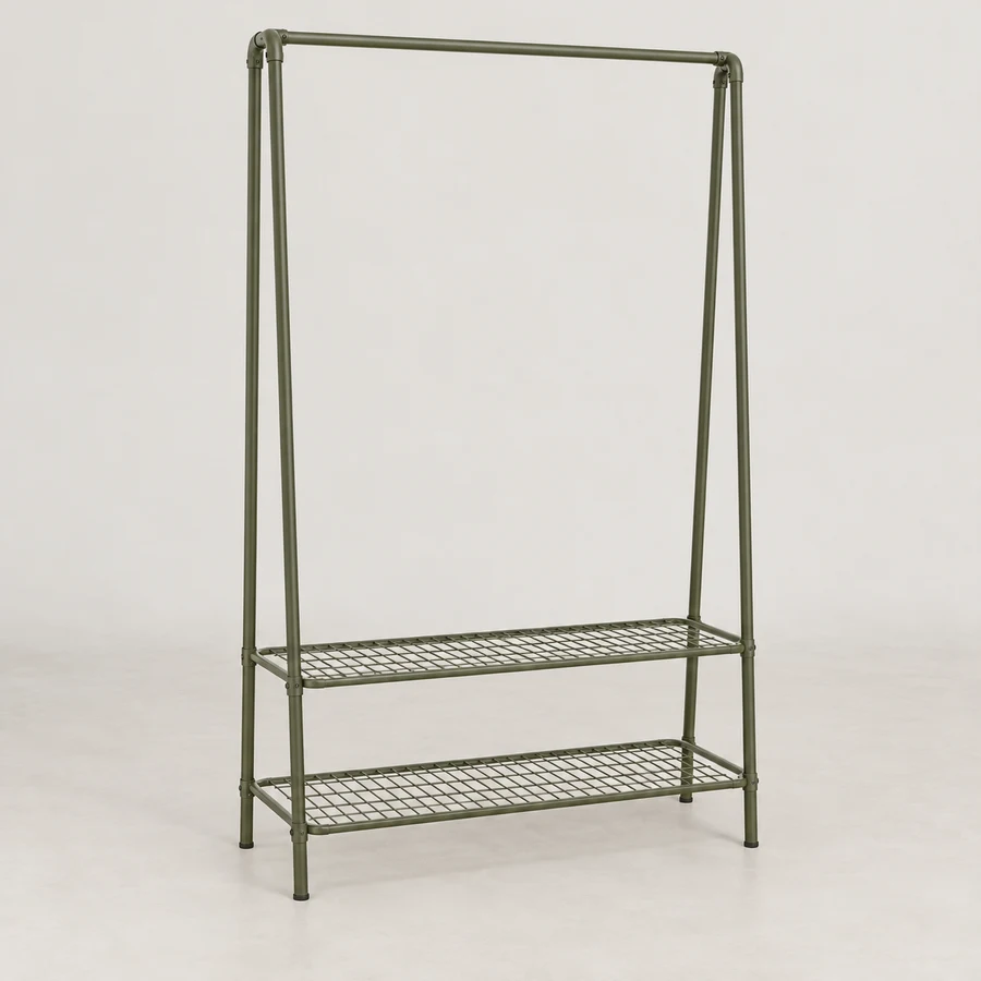 Grid Shelf Rail in Olive